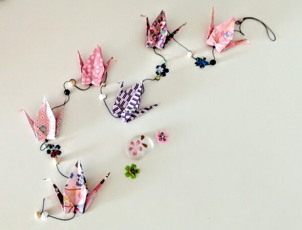 Tsuru & Petals Garland