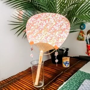 Japanese Fan - Yuzen Washi & Unique Pendants